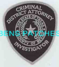 TEXAS,A,BEXAR COUNTY DISTRICT ATTORNEY INVESTIGATOR 1